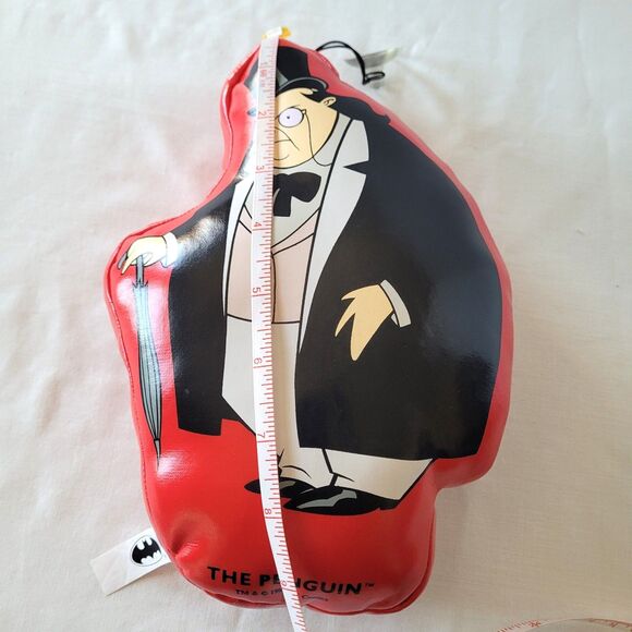 Vintage 1997 The Penguin Carnival Capers Plush Pillow w/ Suction Cup DC Comics - Picture 8 of 10